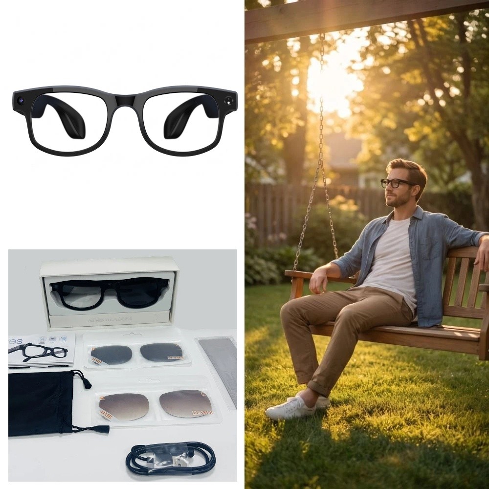 Smart Glasses Lens - 2'si 1 Arada Yapay Zekalı Akıllı