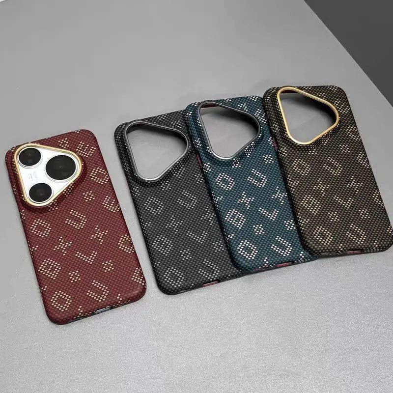 Huawei Pura 70 - Aramid Kevlar Karbon Fiber Dokulu Manyetik