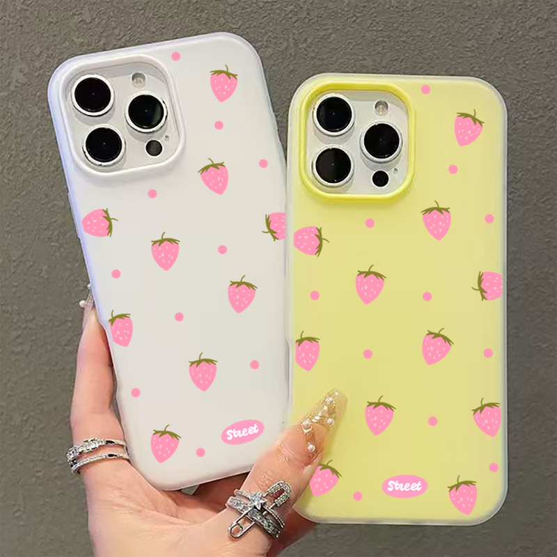 Tatlı Pembe Çilek Desenli Tele - Samsung Galaxy A55 incelemesi ve fiyatı