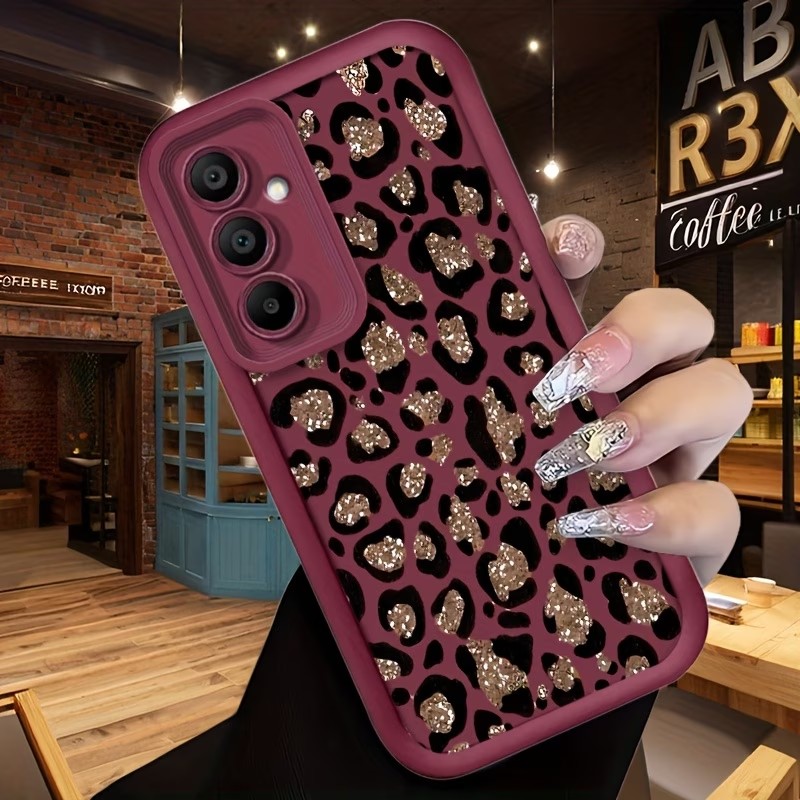 Simli Leopar Desenli Silikon T - Samsung Galaxy A55 incelemesi ve fiyatı